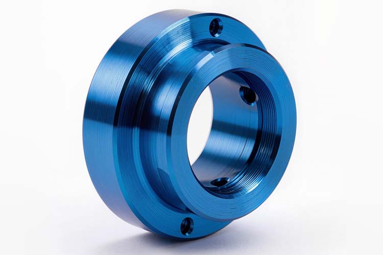 Blue anodized CNC turning parts Blue anodized CNC turning parts